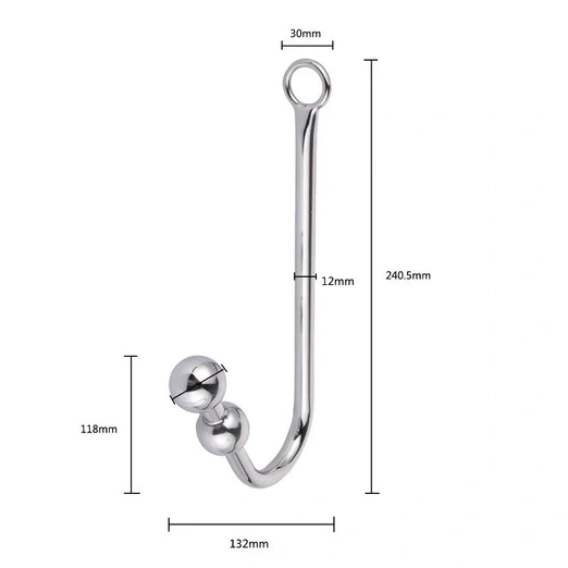 and Hook Beaded Anal with 5334 Collar Elegant Cuffs 0821